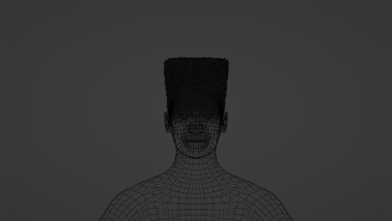 Retro Flat Top 3D model_10