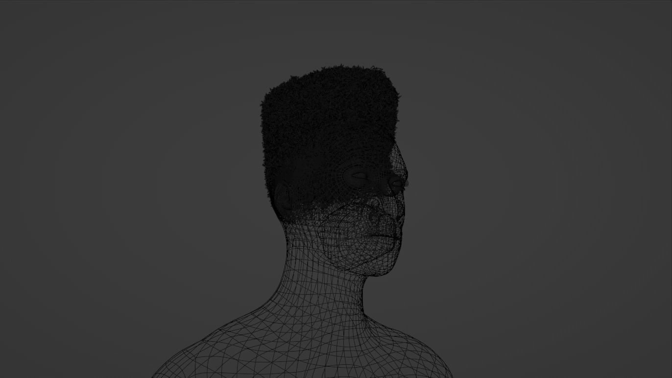 Retro Flat Top 3D model_7