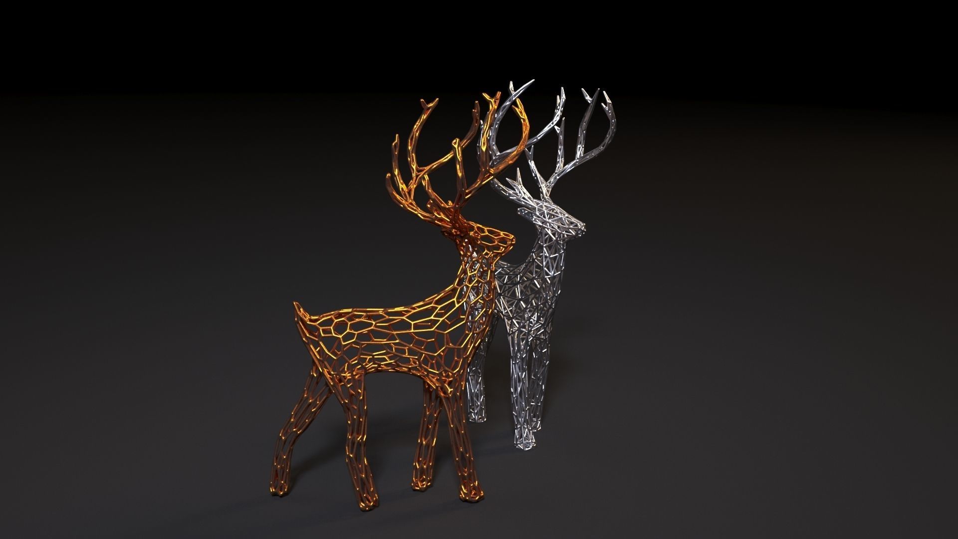 Christmas reindeer 3D print model_7