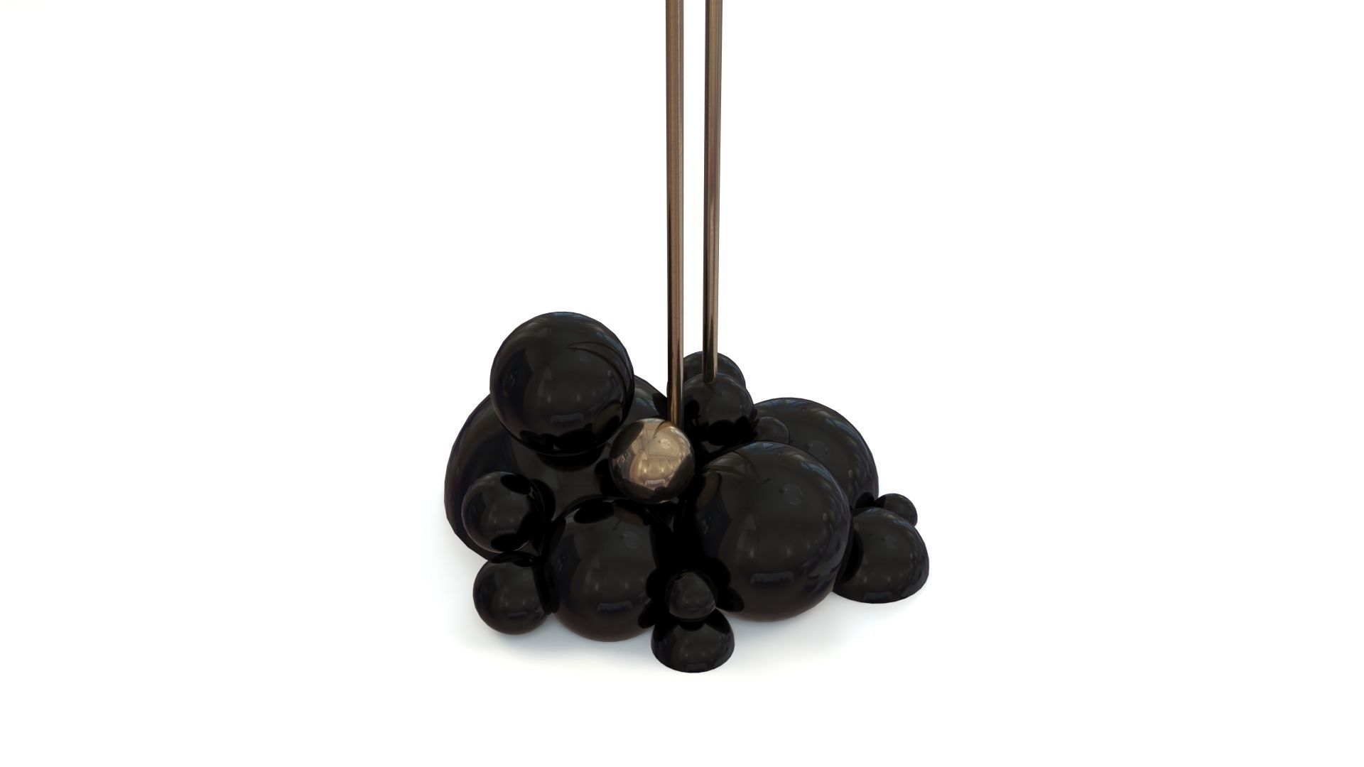 Newton Towel Rack - Boca Do Lobo Low-poly 3D model_5