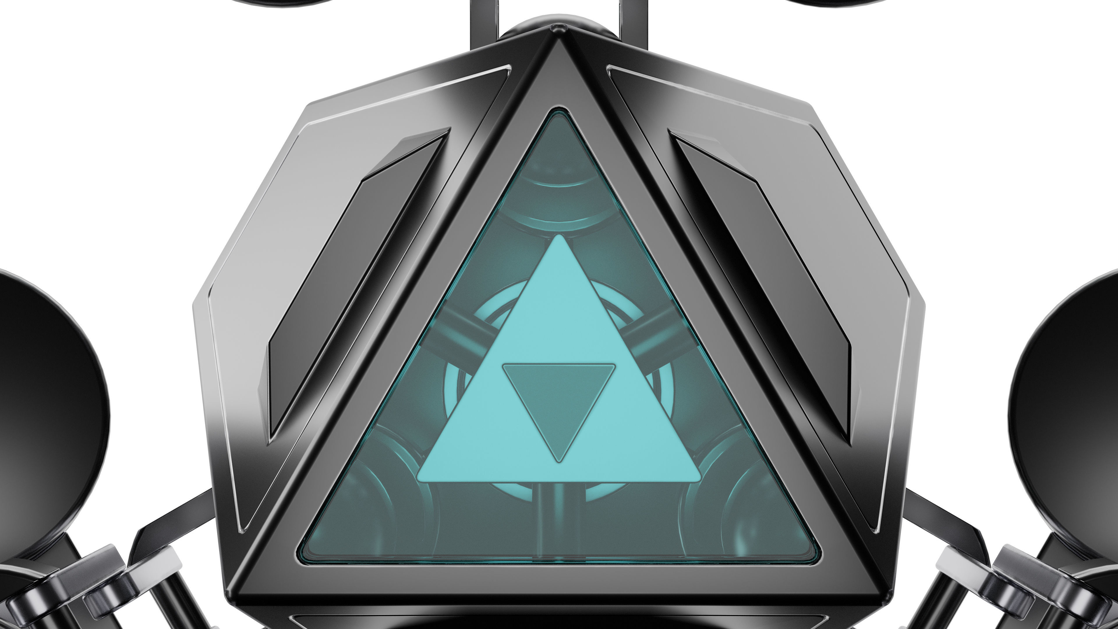 Futuristic Mech Drone 3D model_5