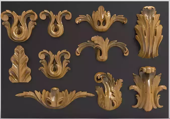 Carved decors 