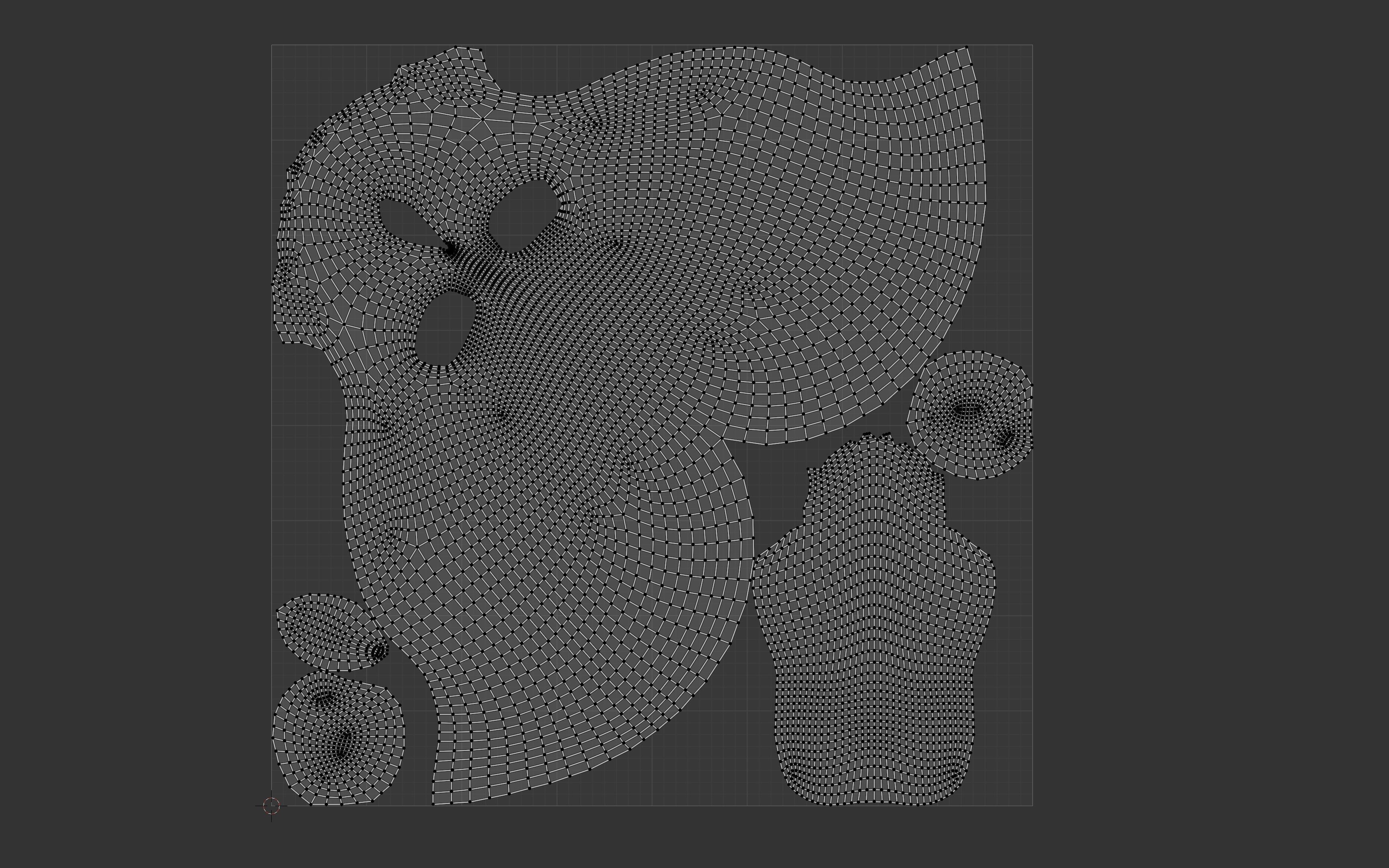 Skull Low-poly 3D model_7