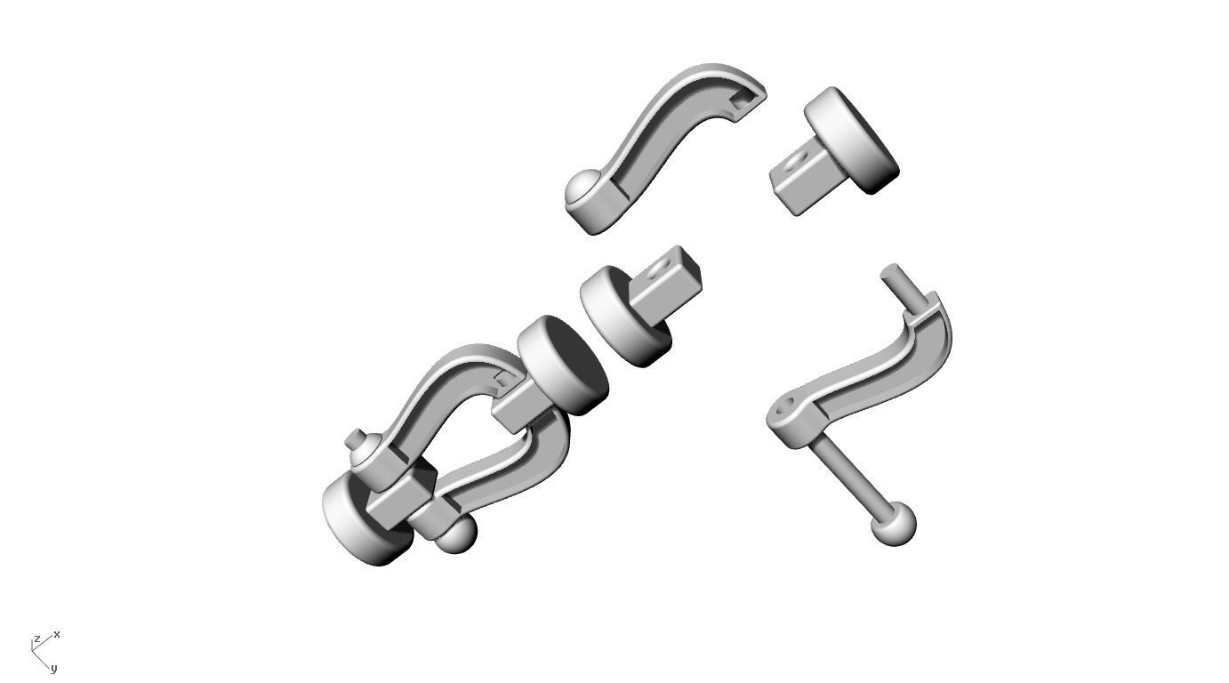 Bracelet 2023-005 model 3D print model_7