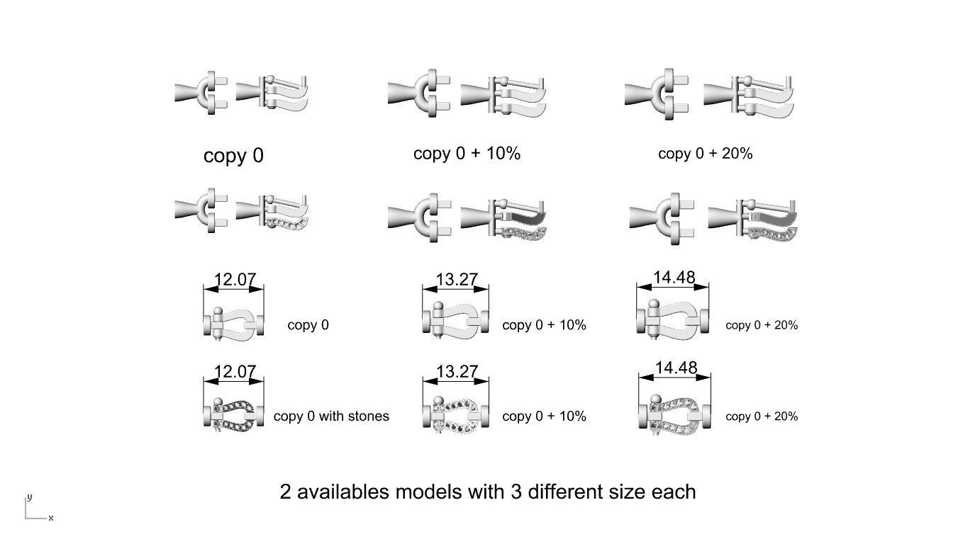 Bracelet 2023-005 model 3D print model_9