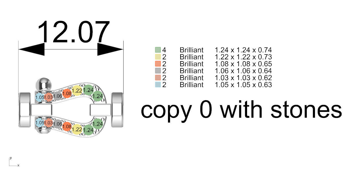 Bracelet 2023-005 model 3D print model_10