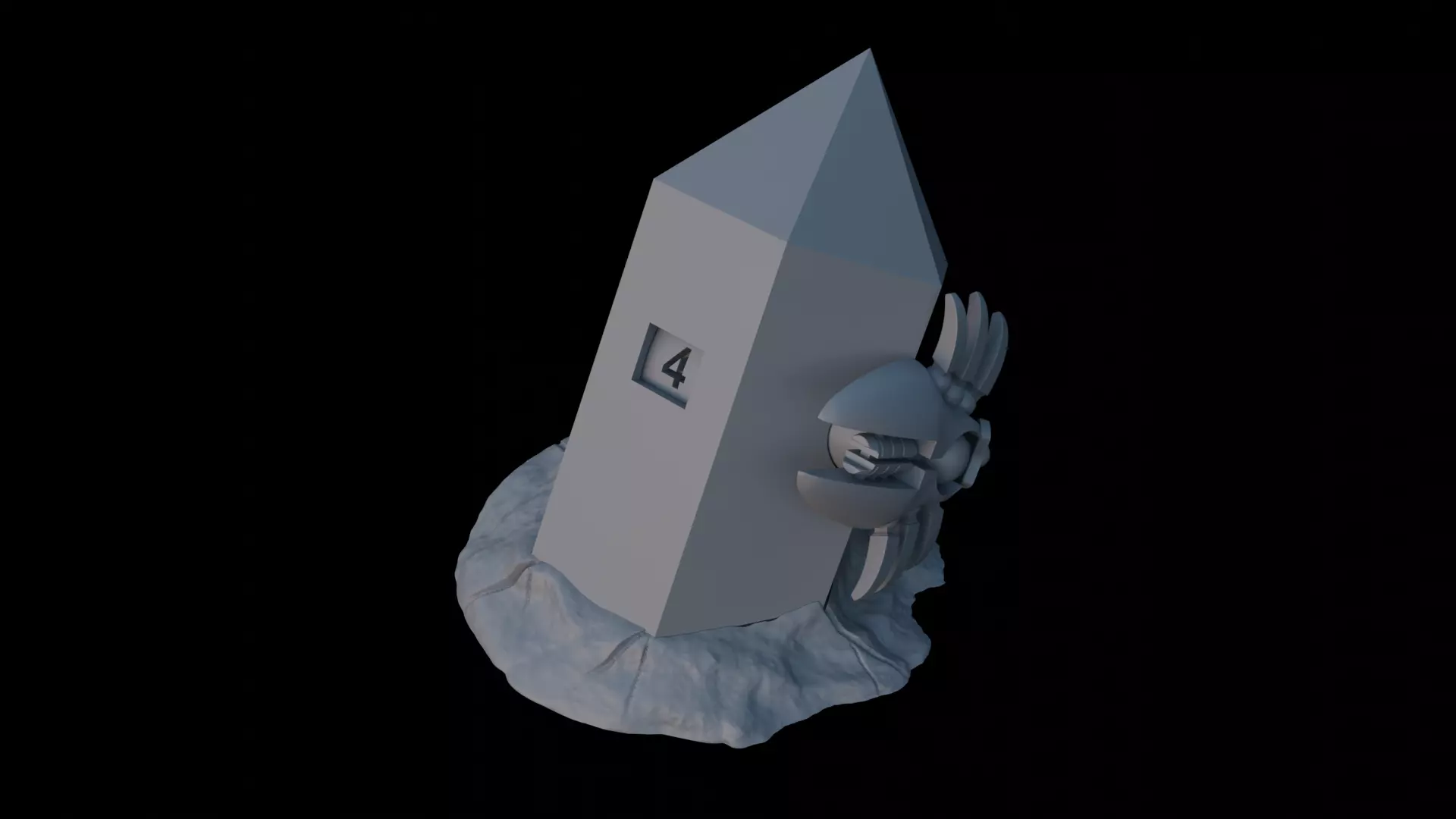 Doomstalker Wound Tracker 12 Wounds 3D print model_0