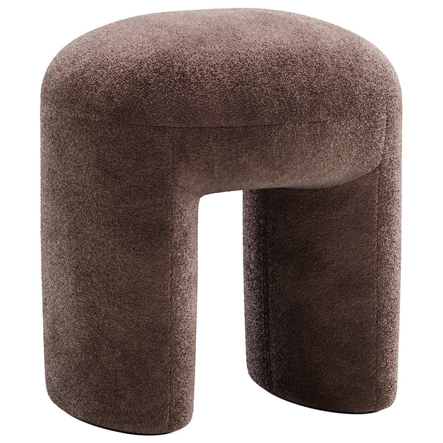 Pouf Shaggy 3D model_5