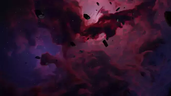 Space nebula  3D model