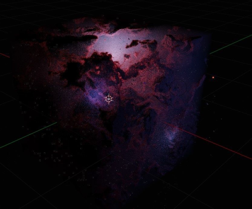 Space nebula 3D model_8