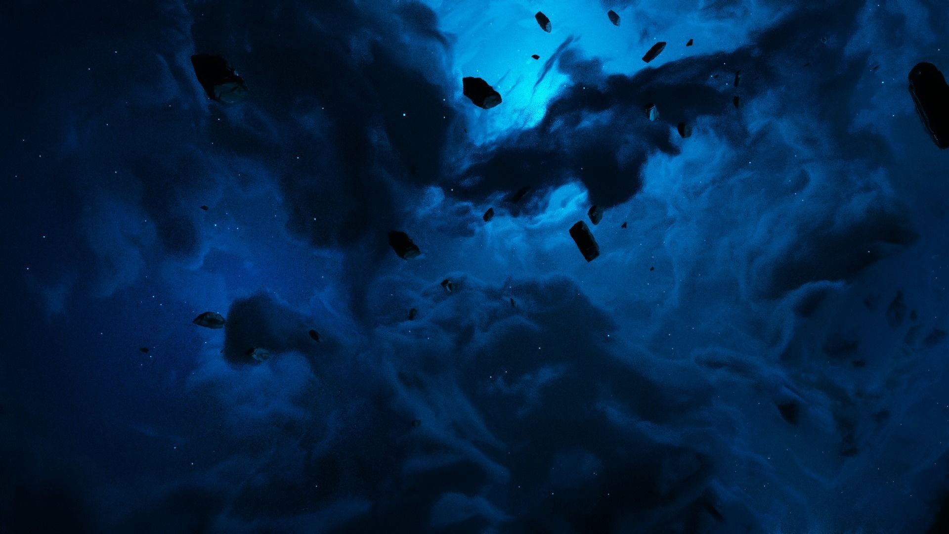 Space nebula 3D model_7