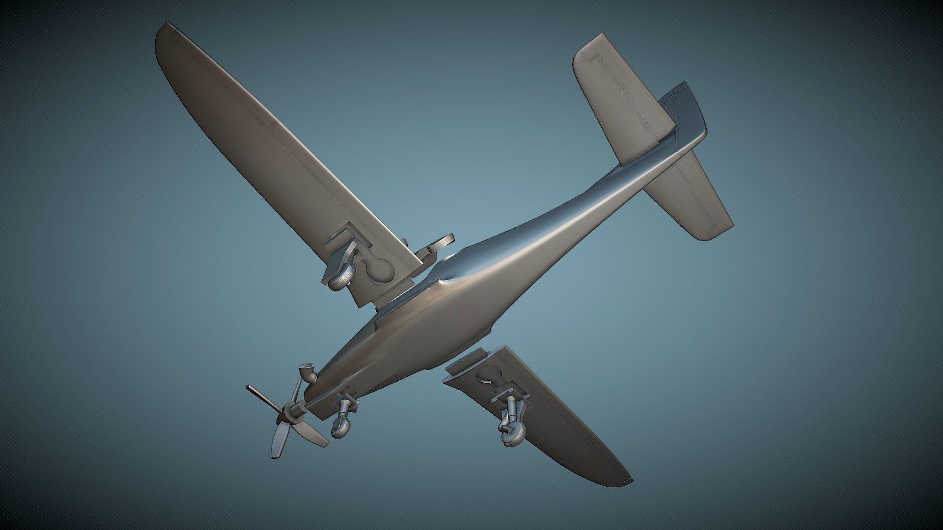 Lancair Evolution - 3D Printable Model 3D print model_4