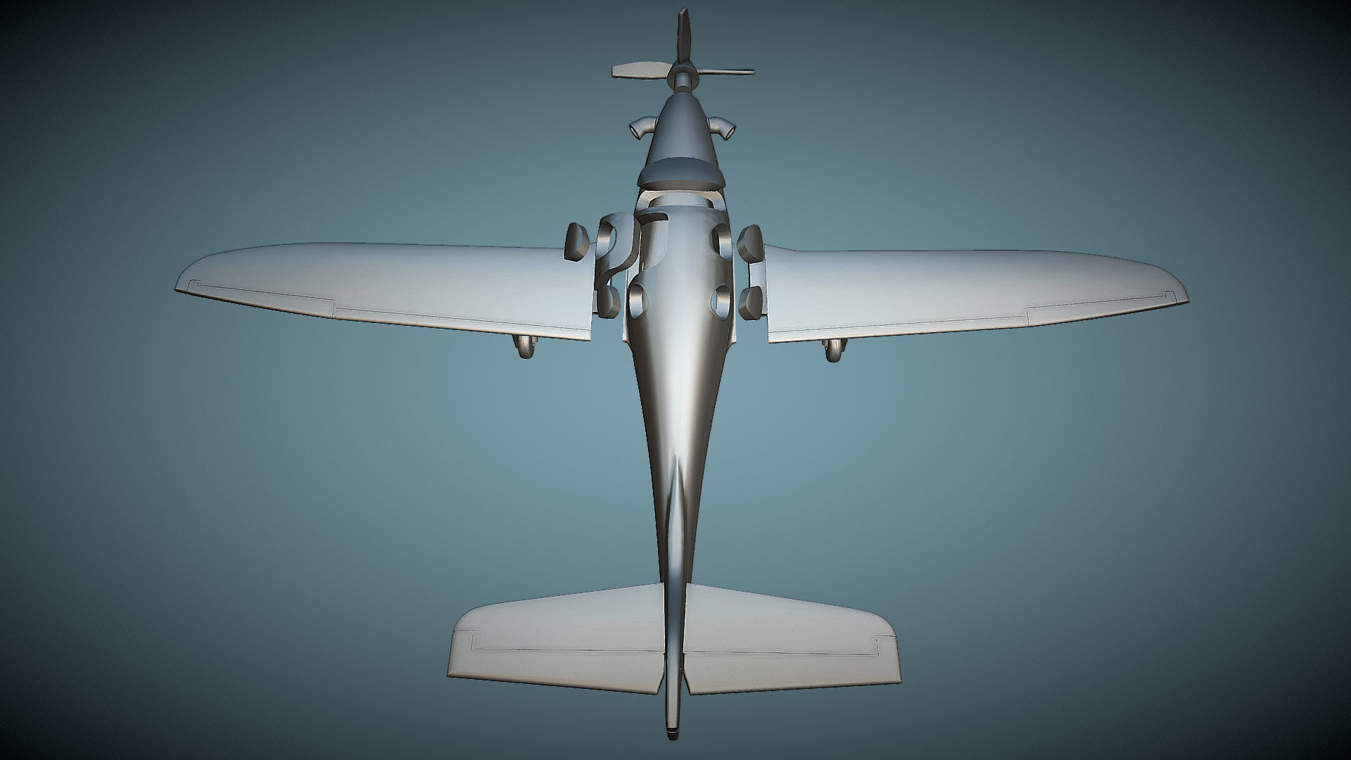 Lancair Evolution - 3D Printable Model 3D print model_3