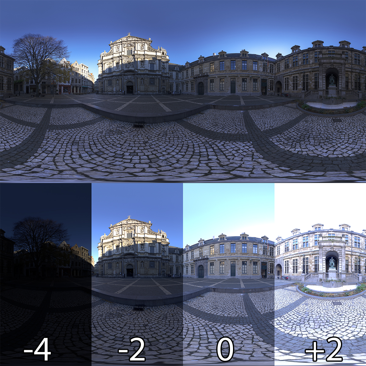 Conscience square HDRi 3D model_3