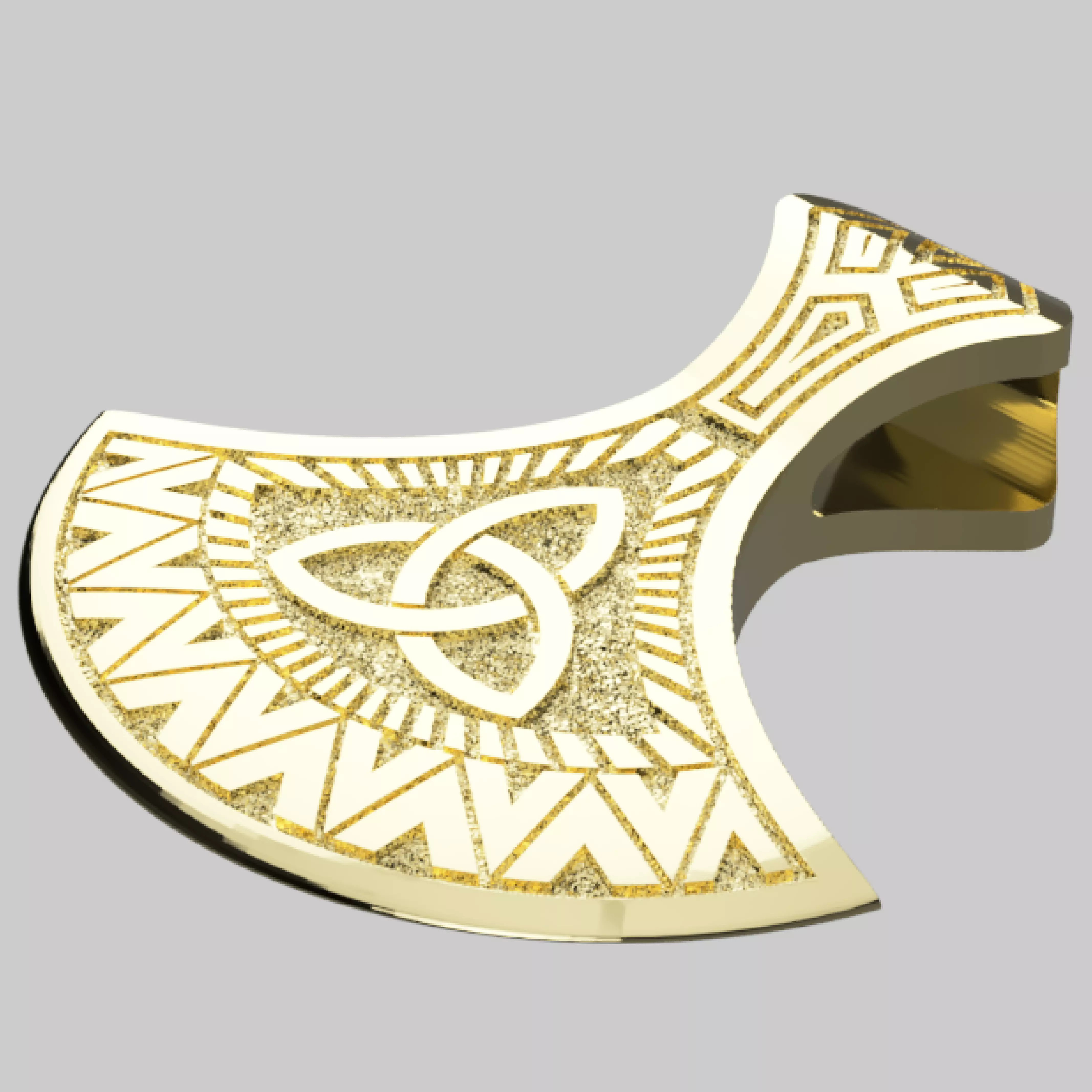 Celtic Axe Head - Cabeza de Hacha Celta 3D print model