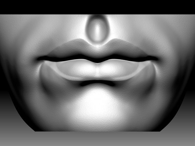Plaster Mouth 3D model