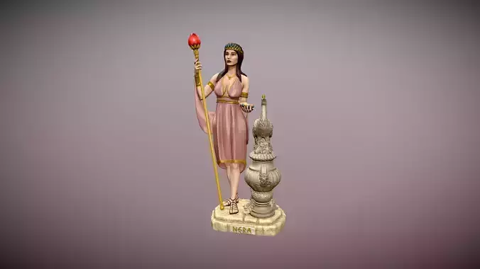 Hera Goddess statue for 3d print 3D print model