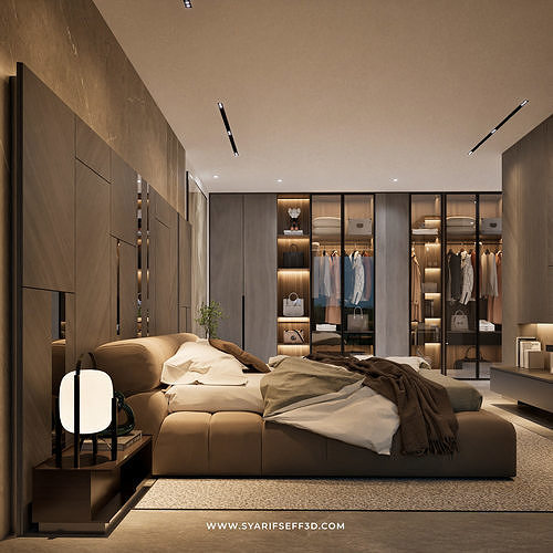 Modern House Design - Lumiere Maison 3D model 7