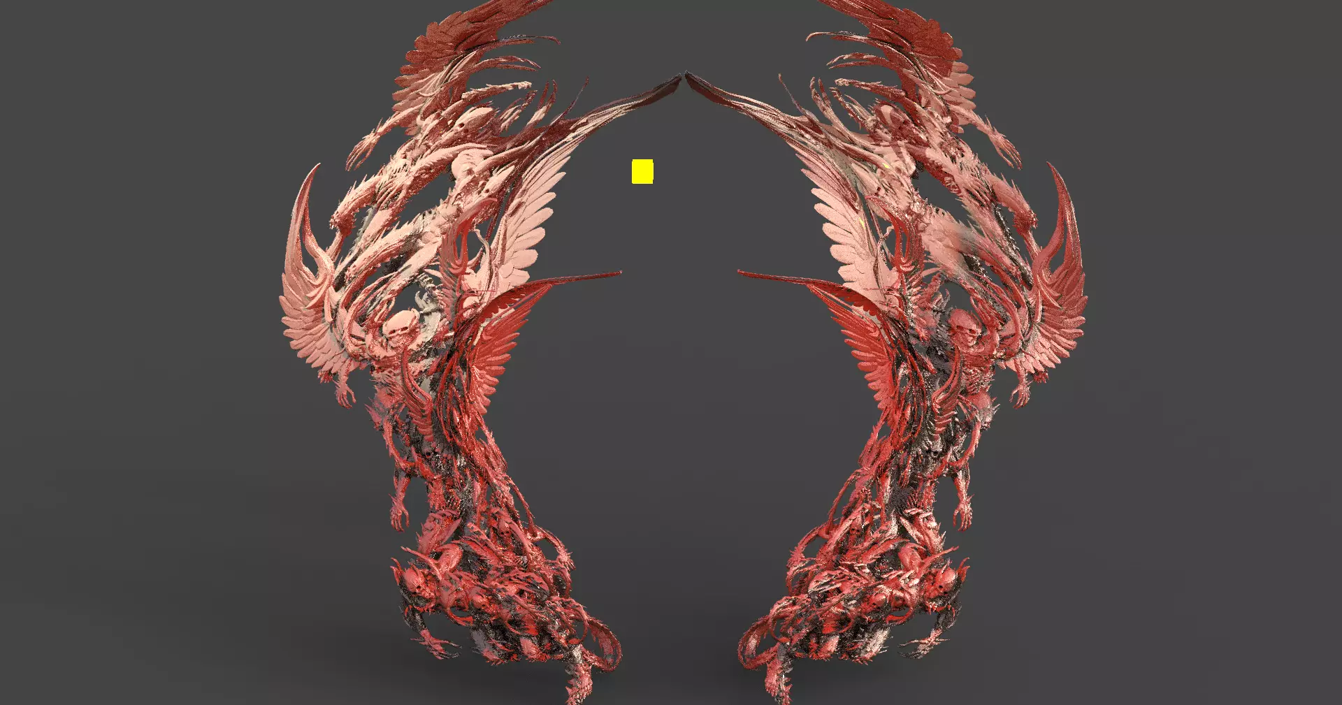 Dantes Inferno Dark River Styx Archway 3D model_0