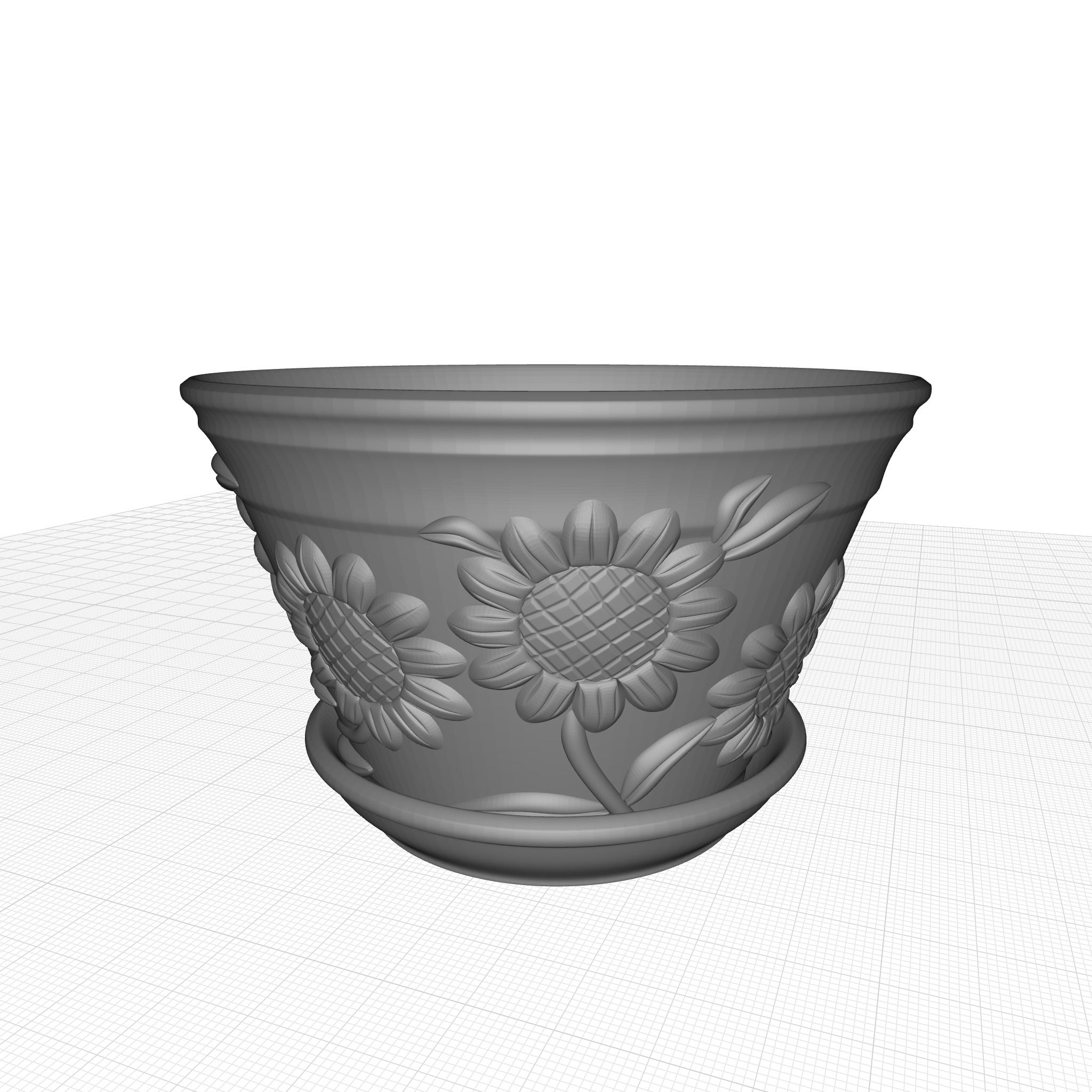 Mehrab Pot Planter 3D model_3