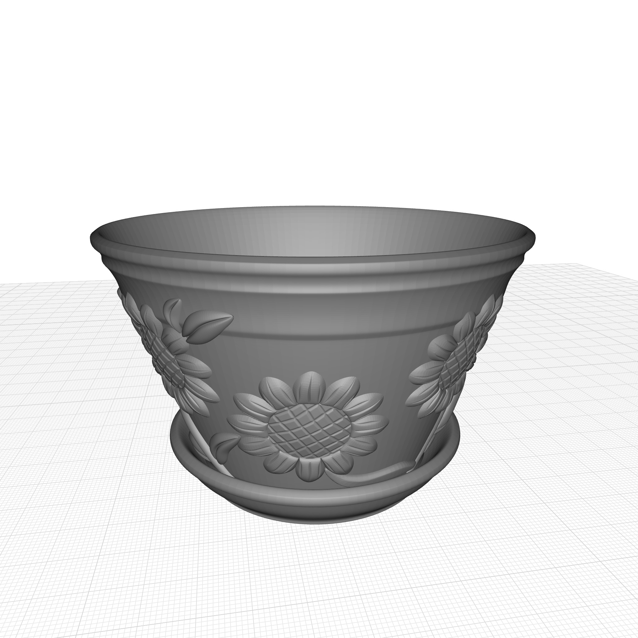 Mehrab Pot Planter 3D model_4