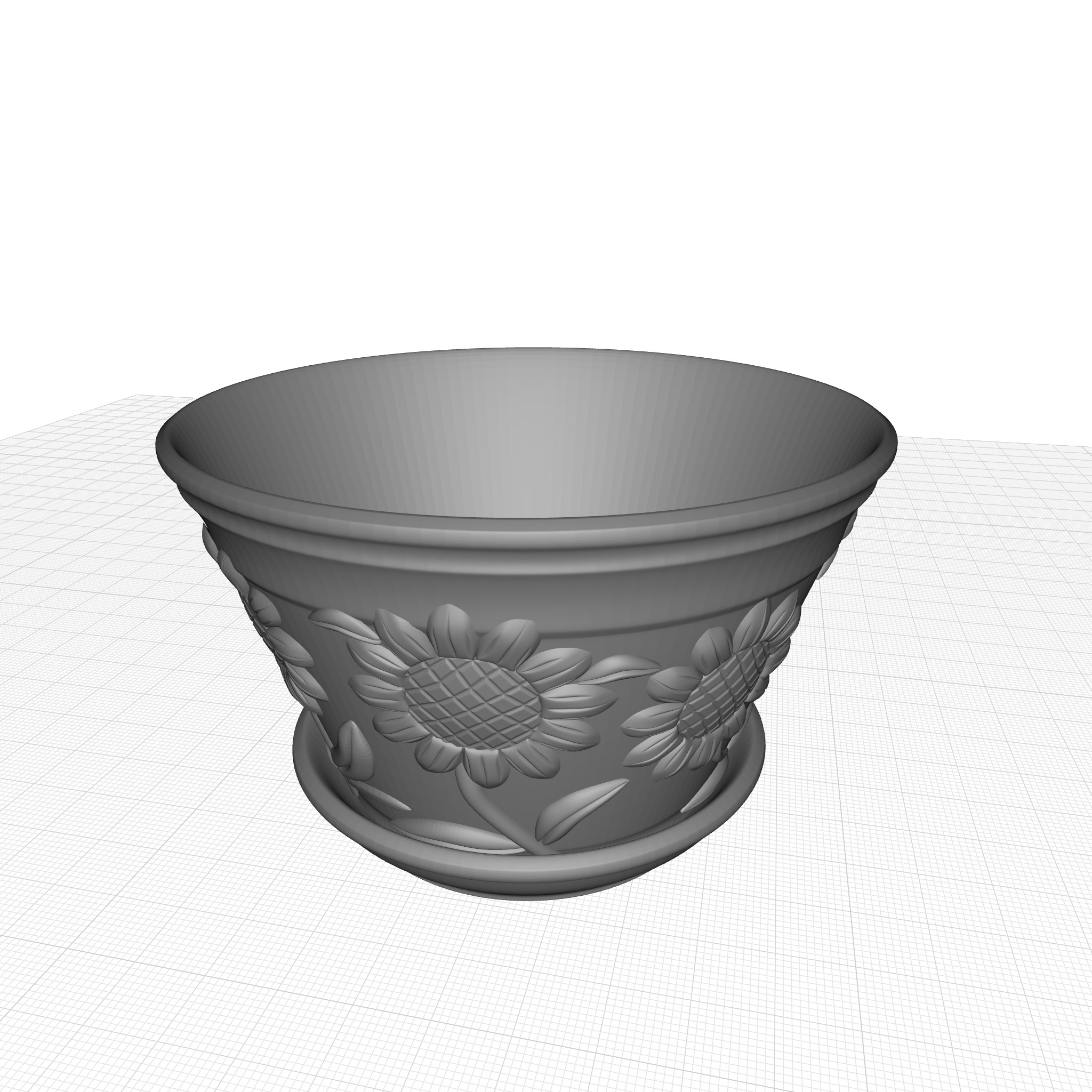 Mehrab Pot Planter 3D model_5