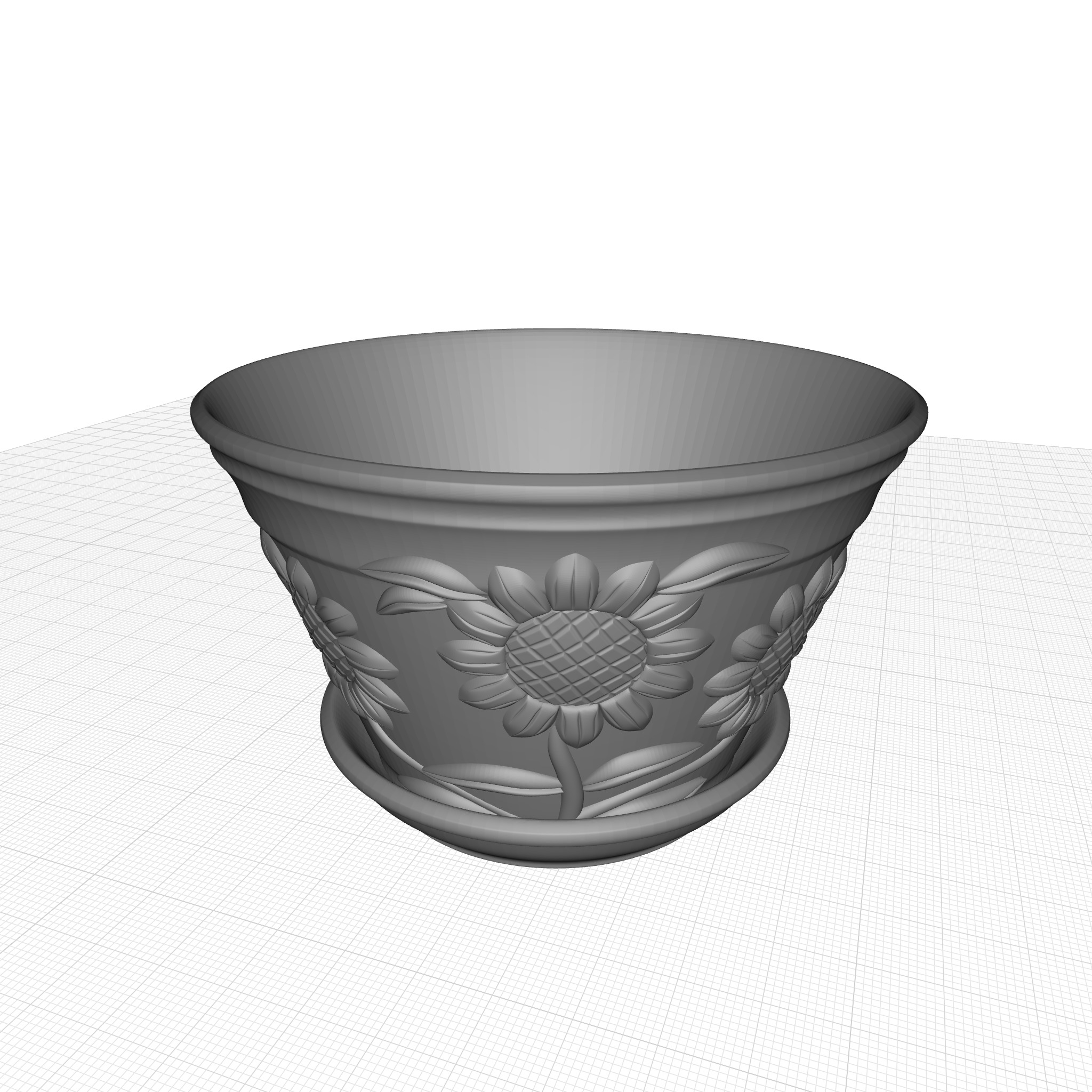 Mehrab Pot Planter 3D model_6