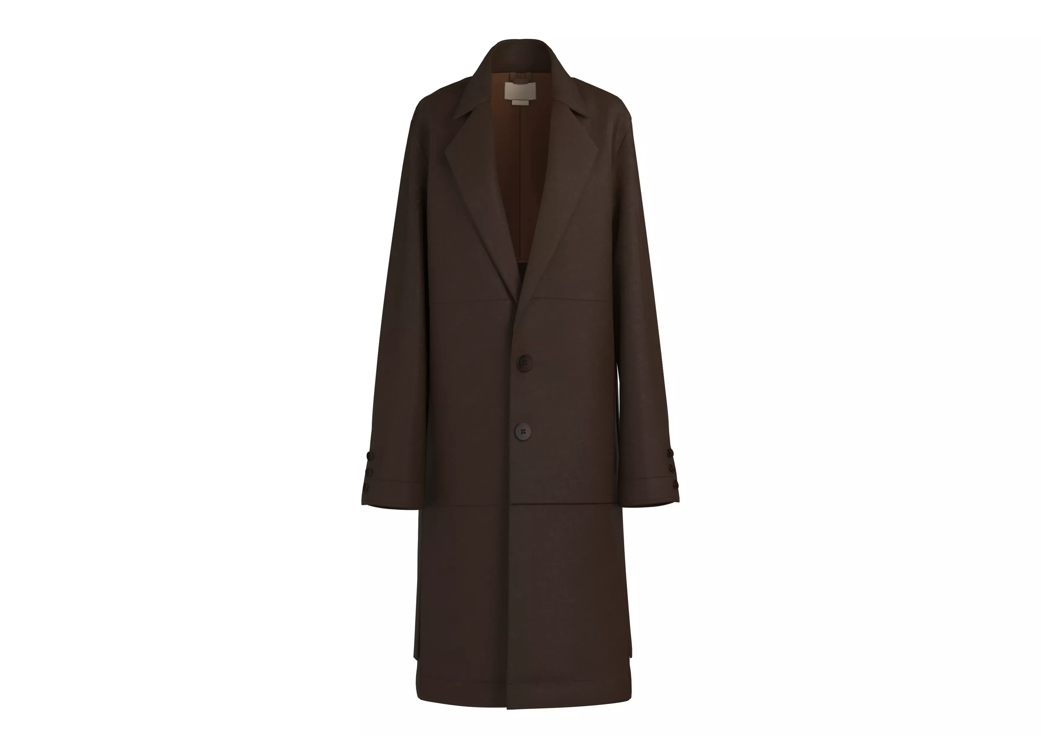 brown outwear Free low-poly 3D model