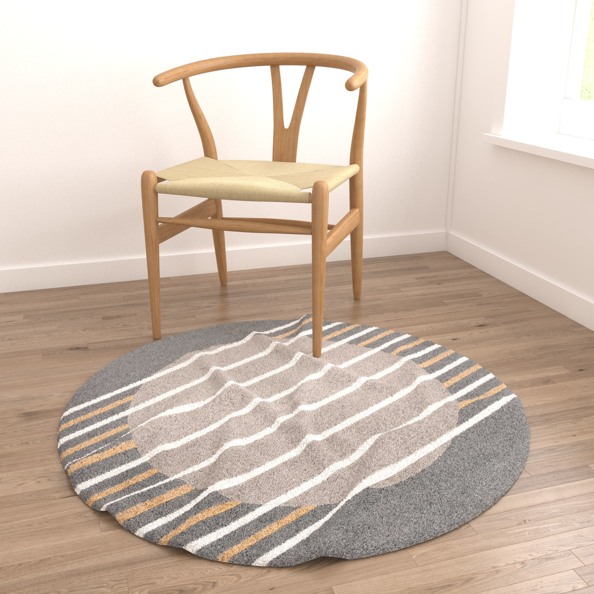 Rugs No 945 Low-poly 3D model_4