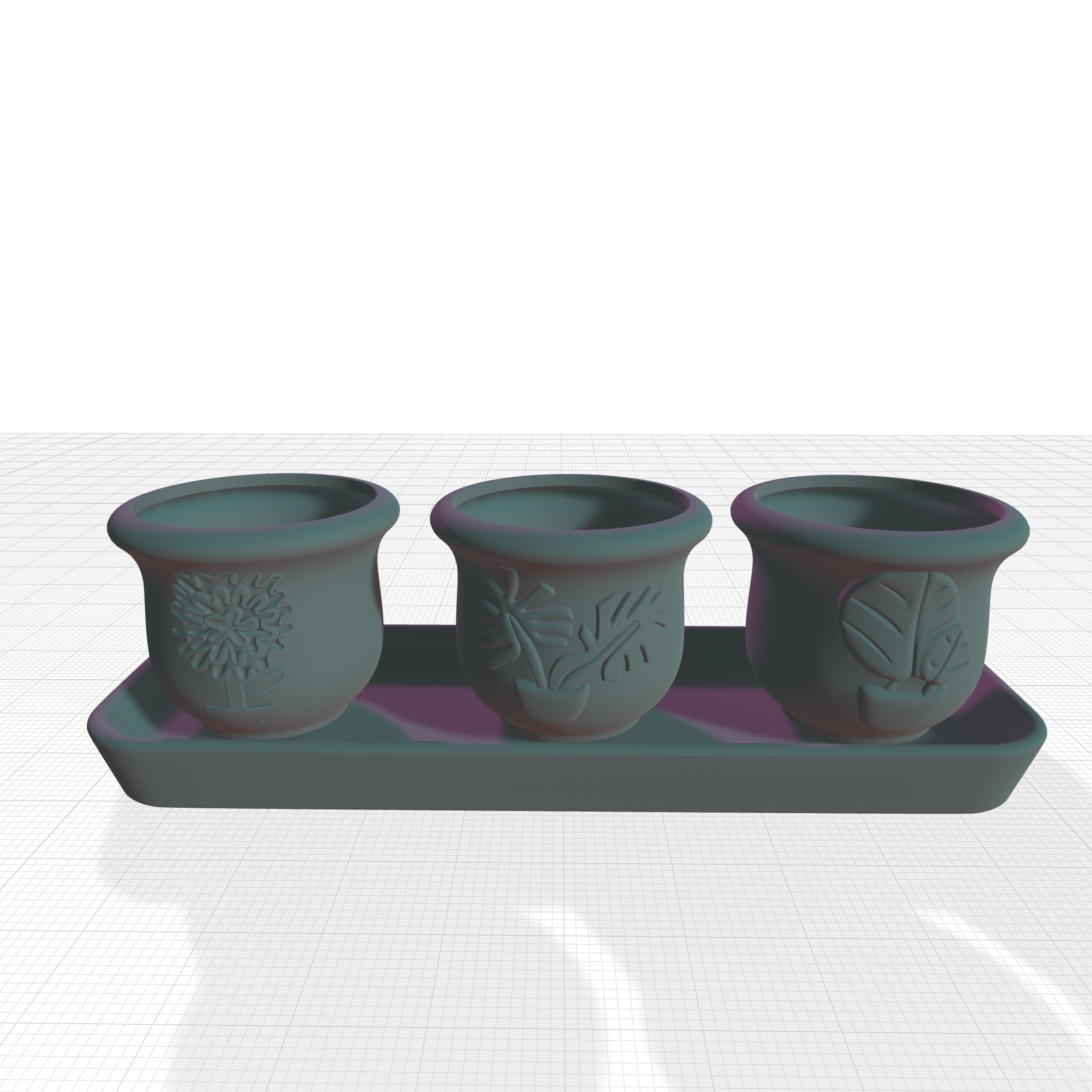 Mehrab Pot Planter 3D model_3