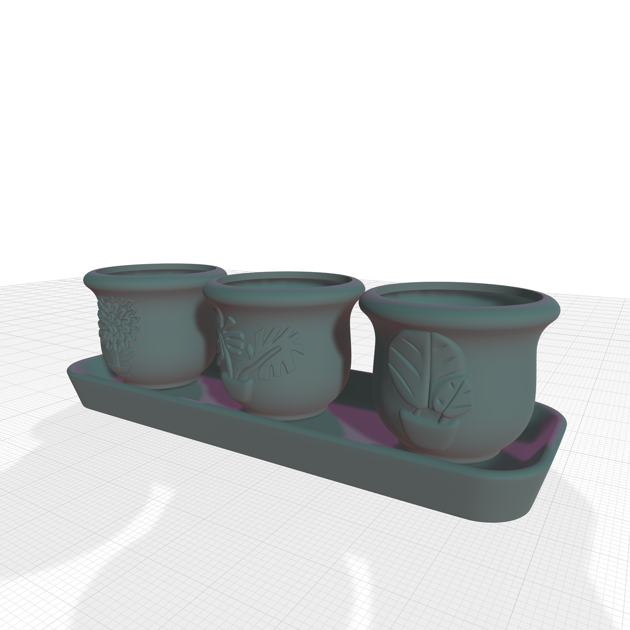 Mehrab Pot Planter 3D model_5