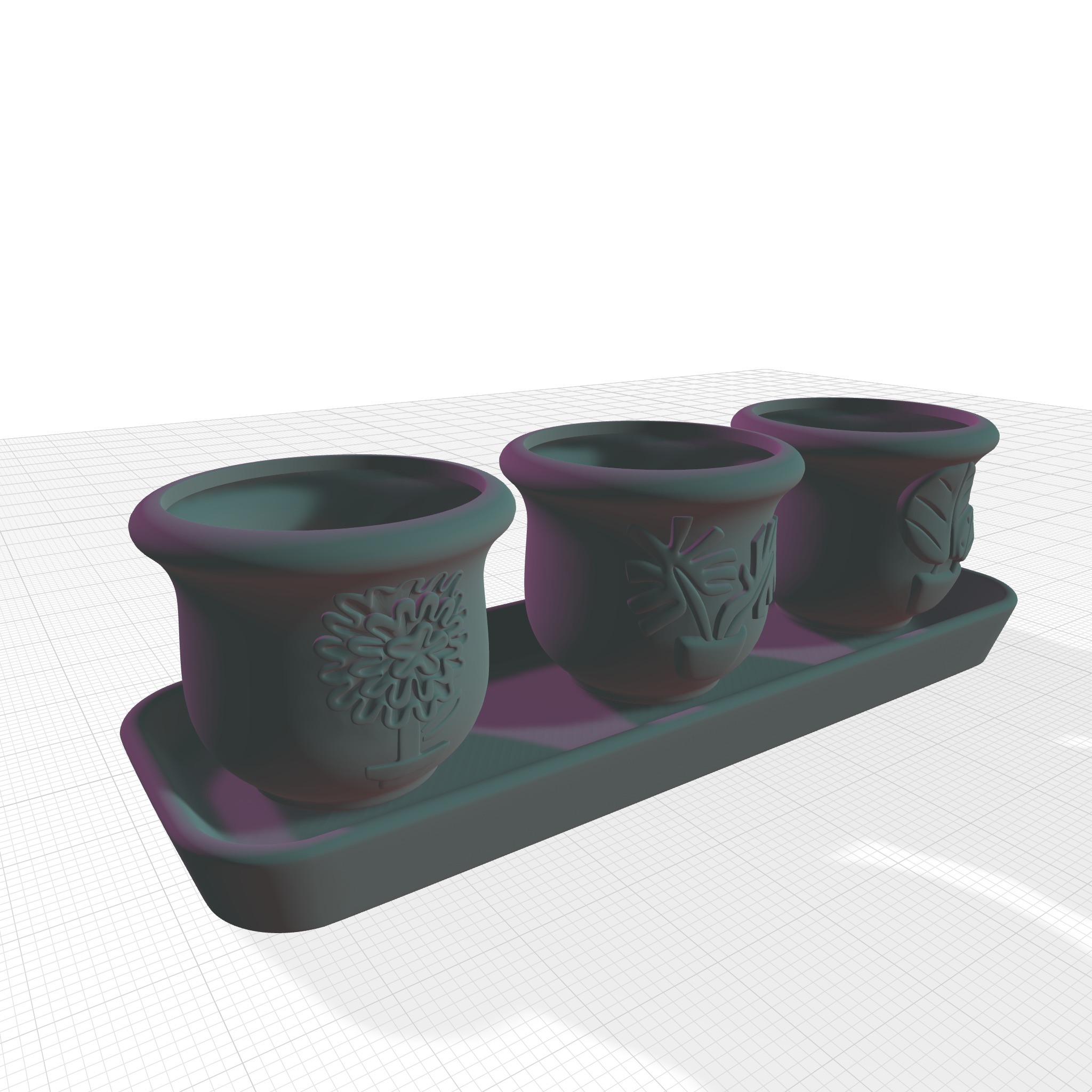 Mehrab Pot Planter 3D model_4
