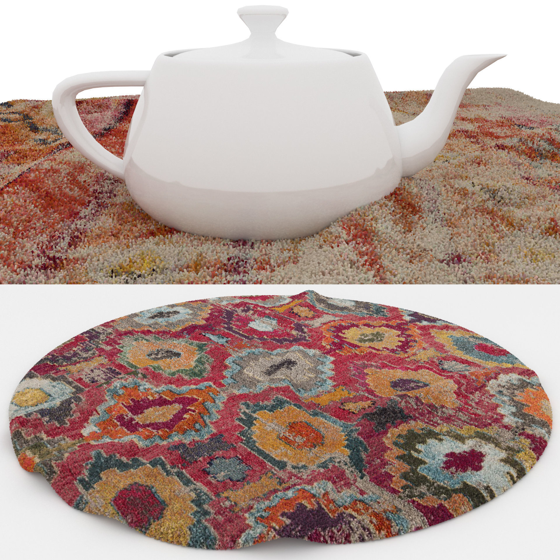 Rugs No 946 Low-poly 3D model_1