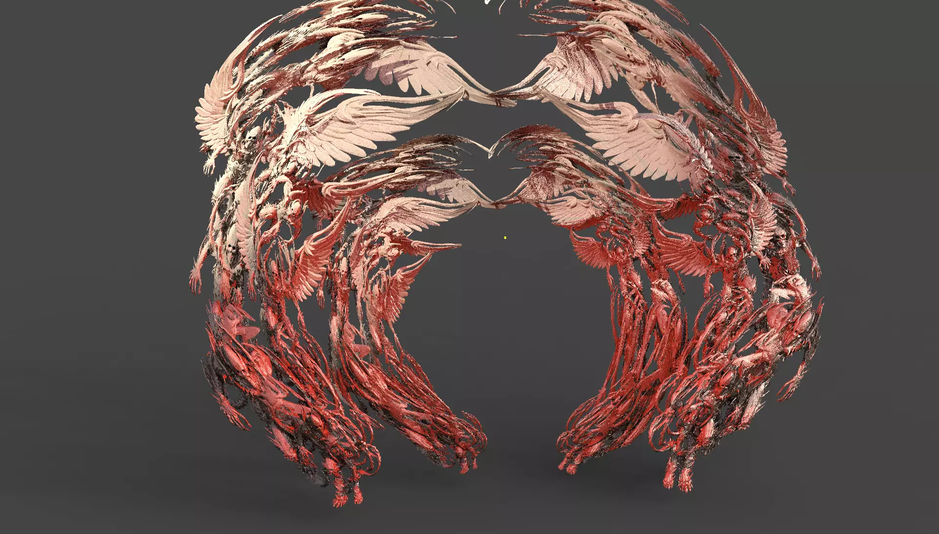 Dark River Styx Archway portal  3D model_0