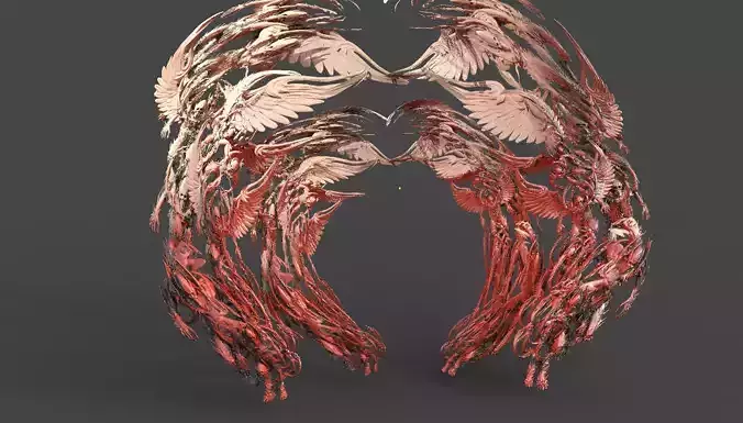 Dark River Styx Archway portal  3D model