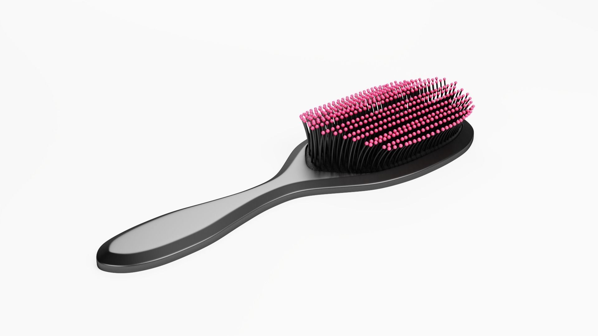 Blowdry Comb Hair 3D model_8