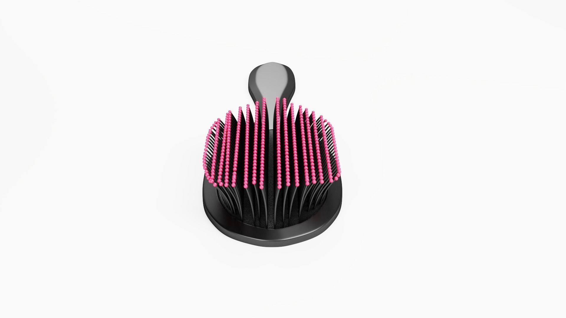 Blowdry Comb Hair 3D model_5