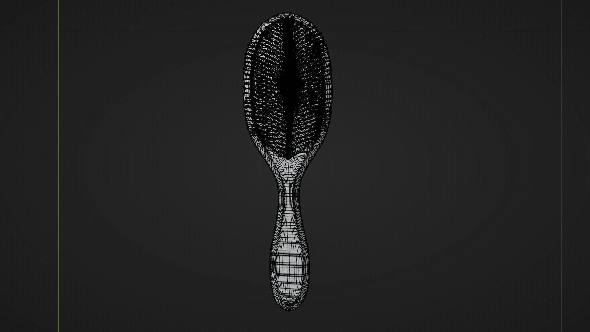 Blowdry Comb Hair 3D model_11
