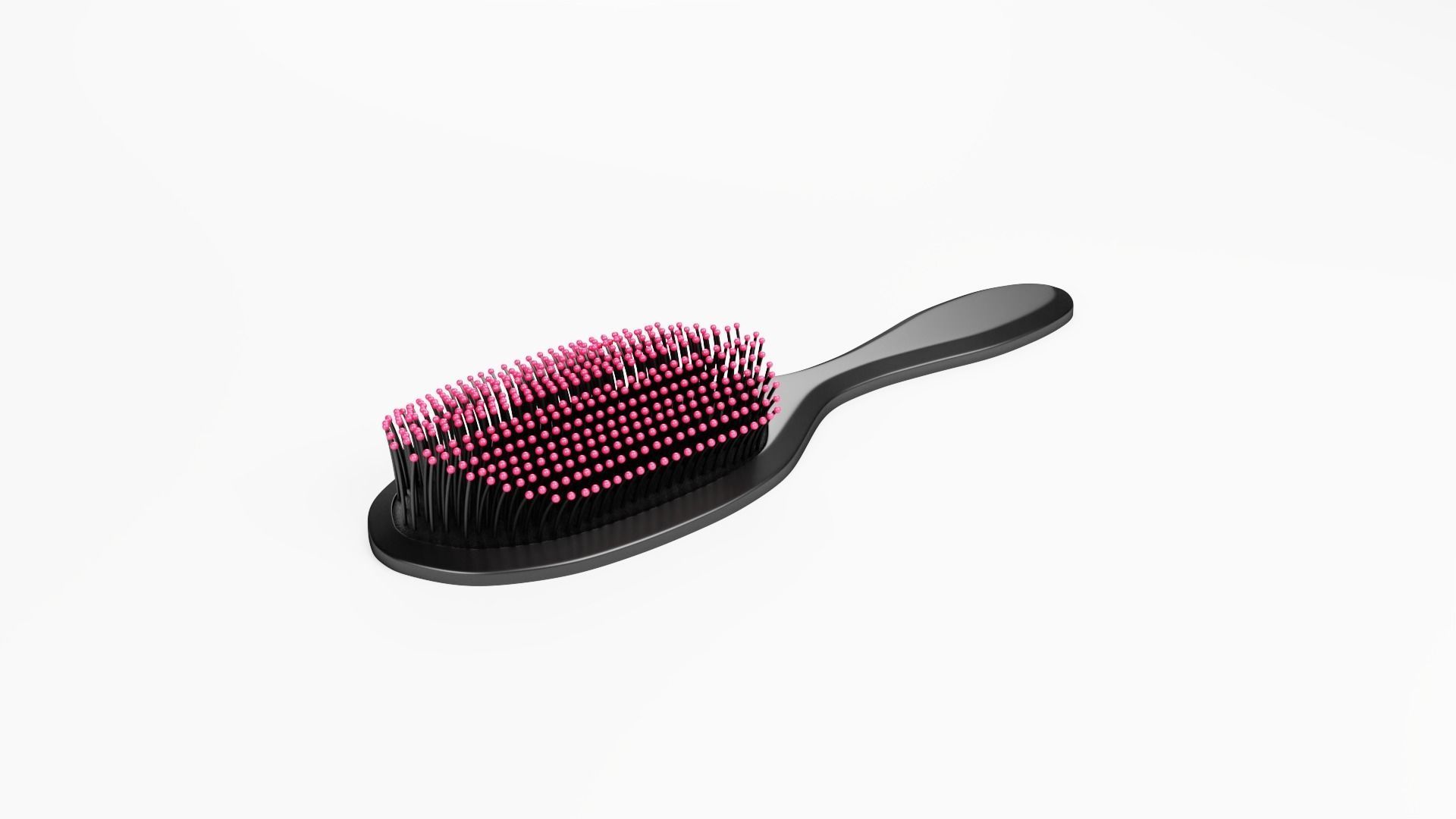 Blowdry Comb Hair 3D model_4