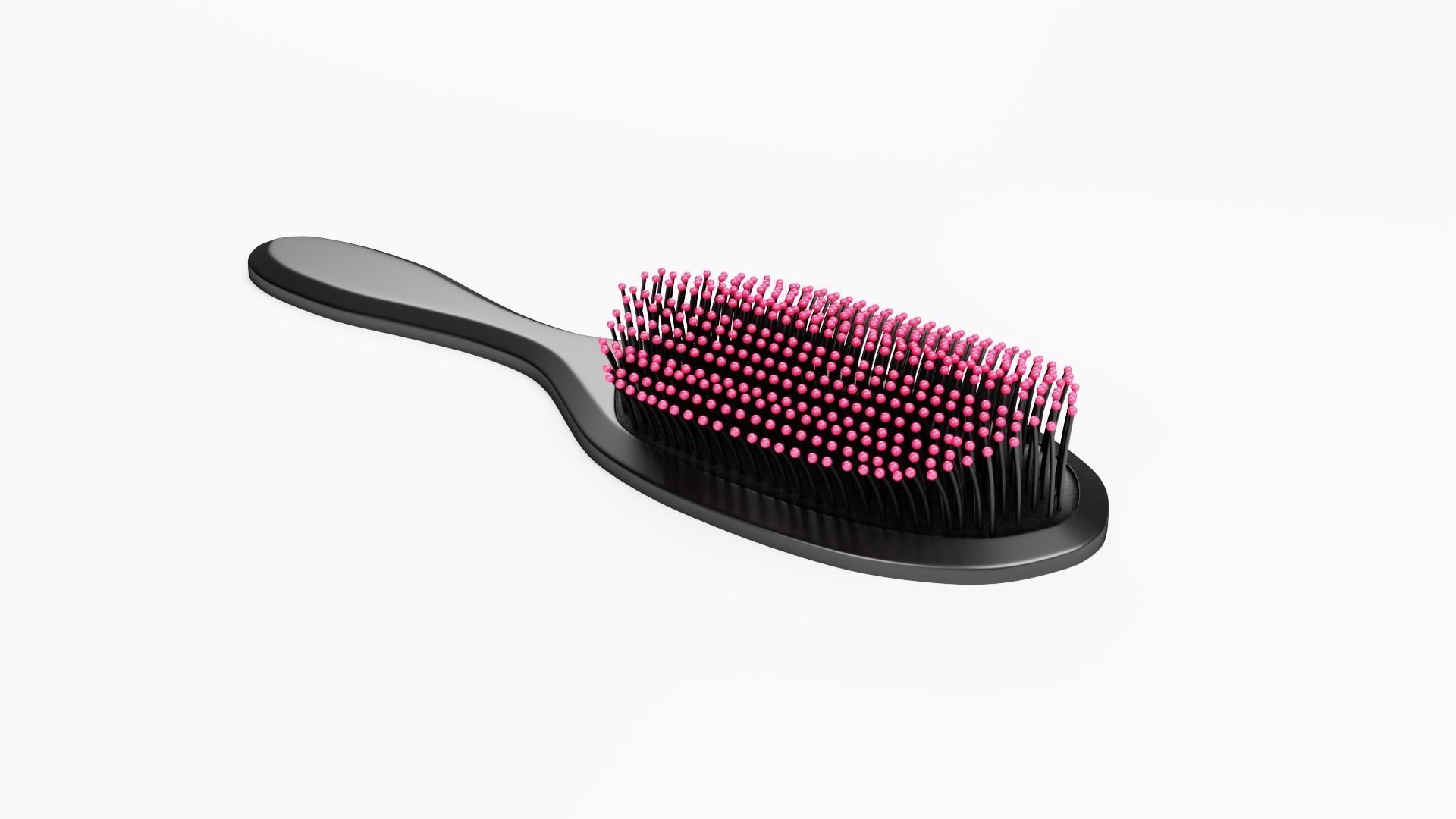 Blowdry Comb Hair 3D model_6