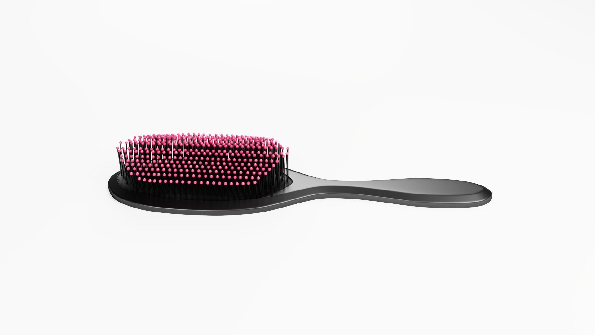 Blowdry Comb Hair 3D model_3