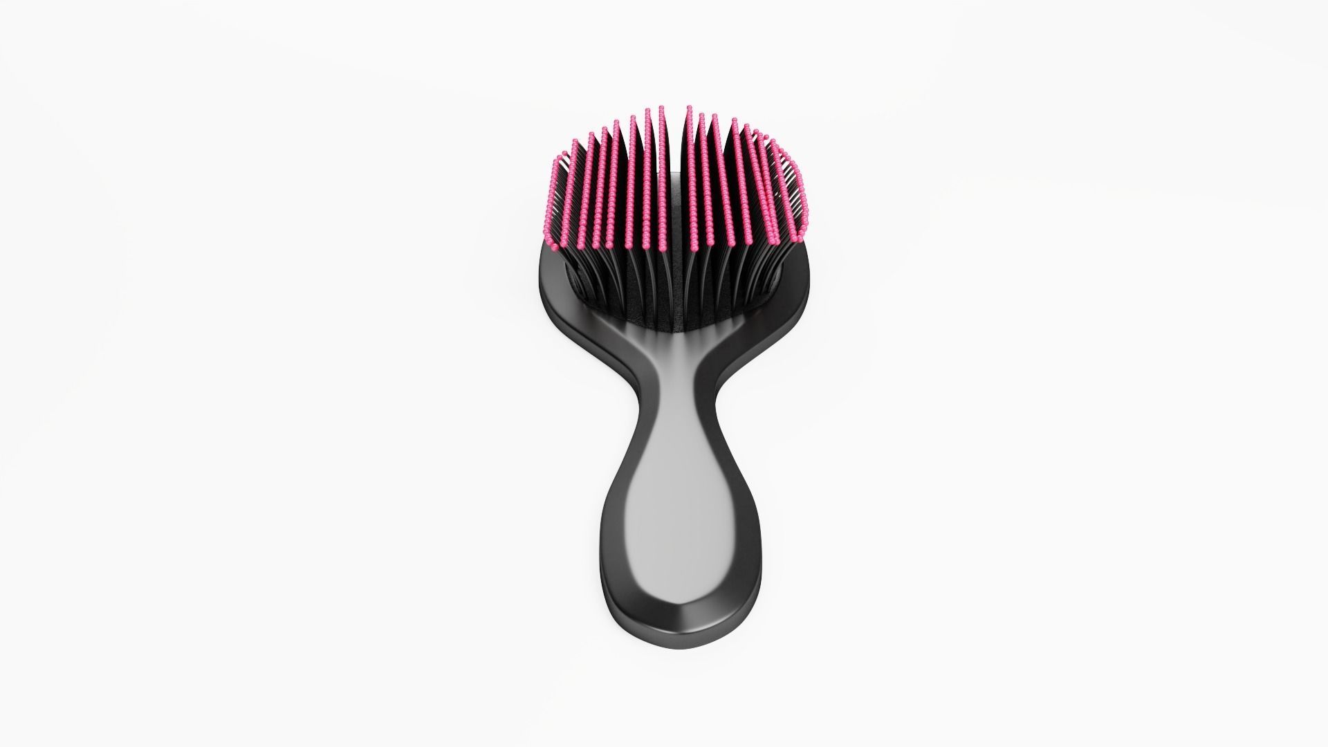 Blowdry Comb Hair 3D model_9