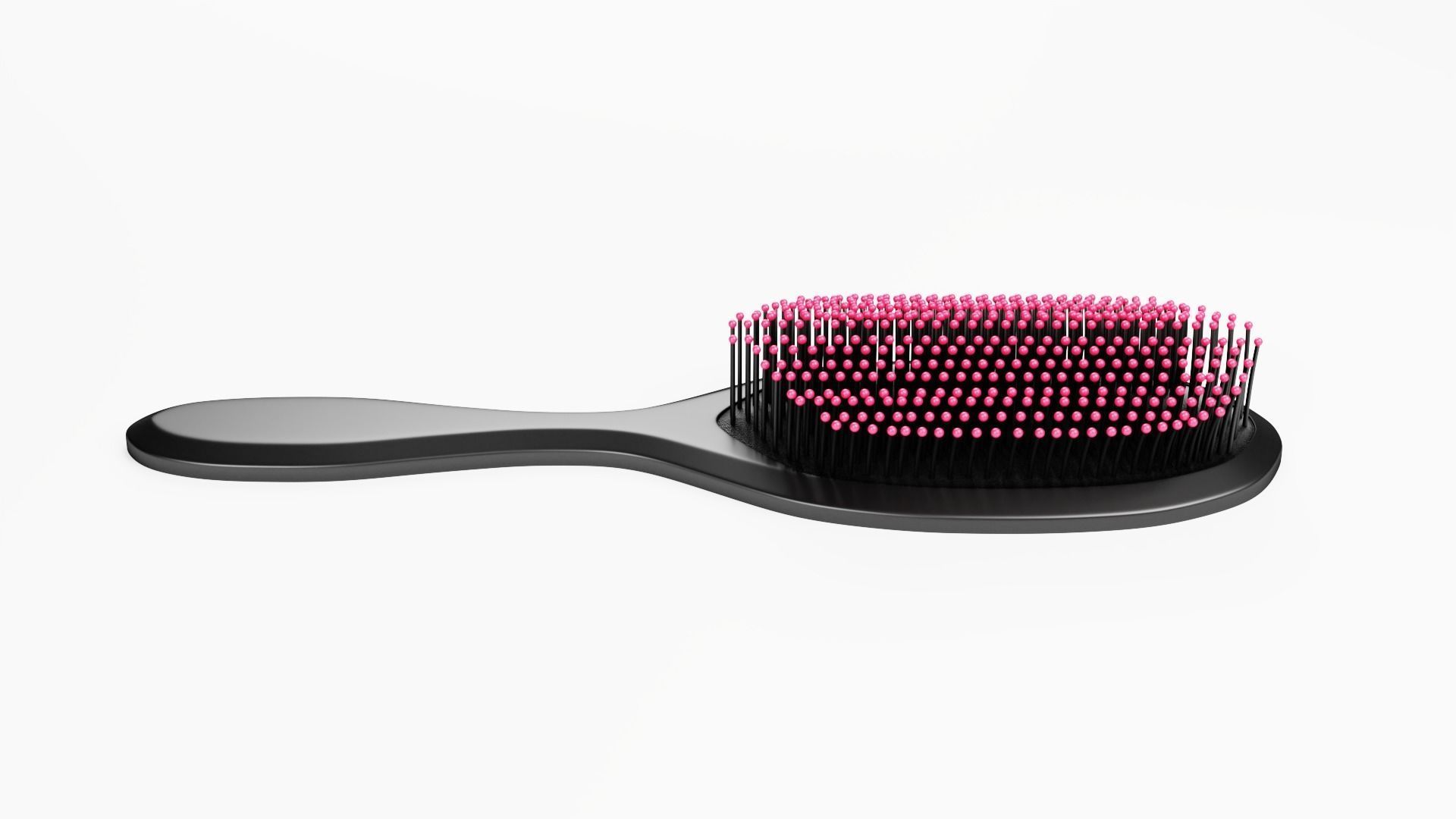 Blowdry Comb Hair 3D model_7