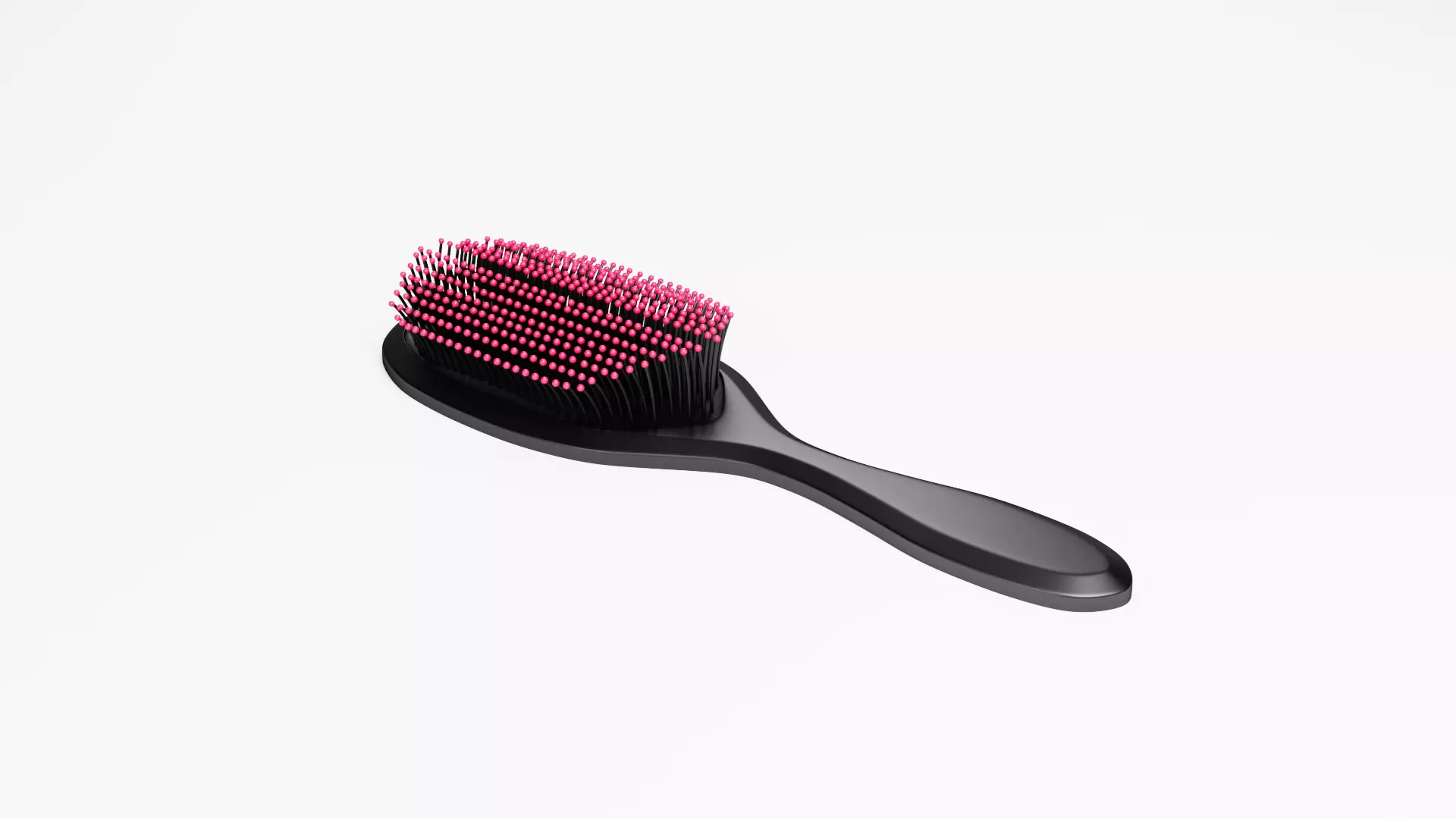 Blowdry Comb Hair 3D model_0