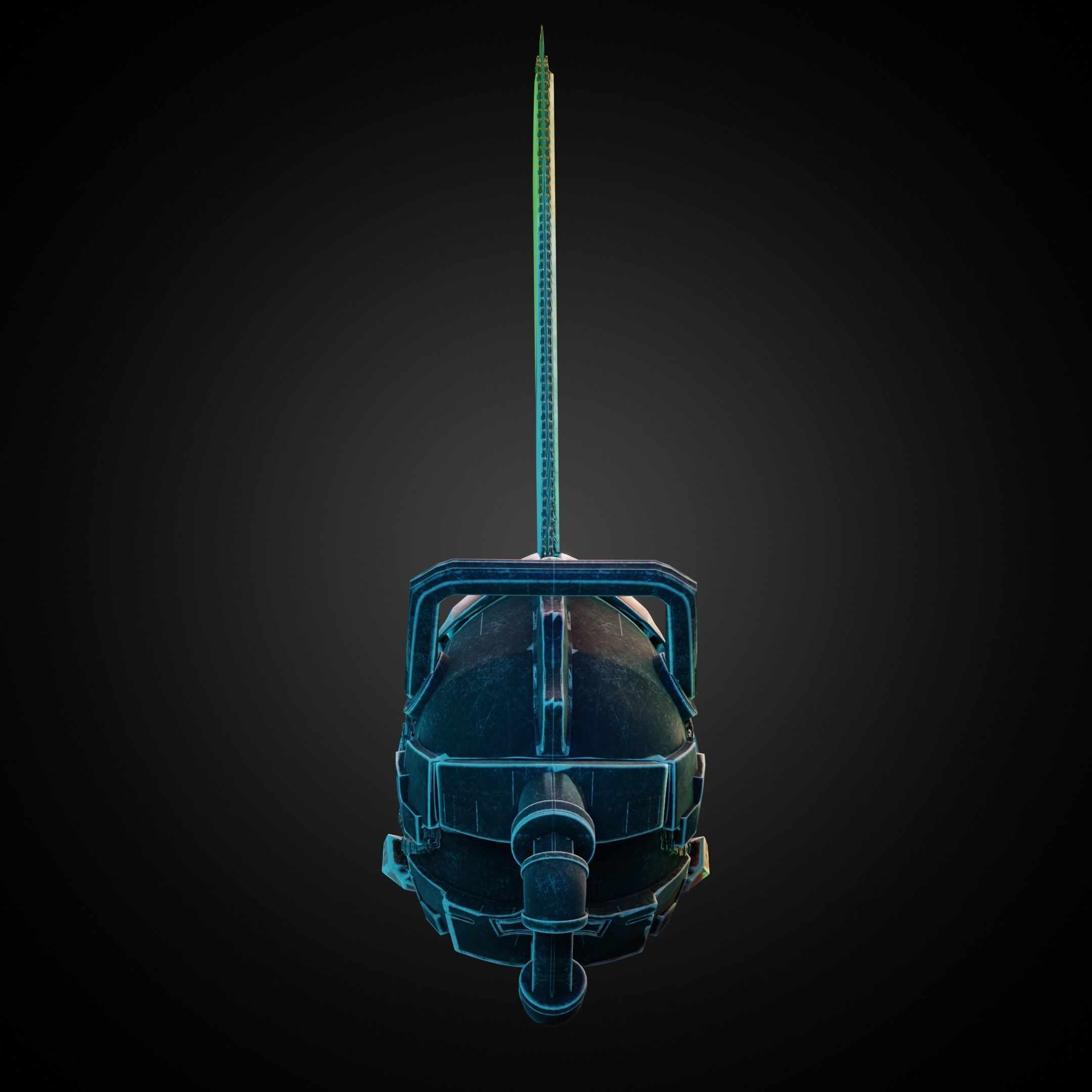 Chainsaw Man Helmet for Cosplay 3D print model_11