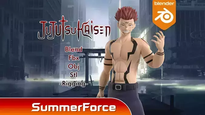 SUKUNA - Jujutsu Kaisen 3D model