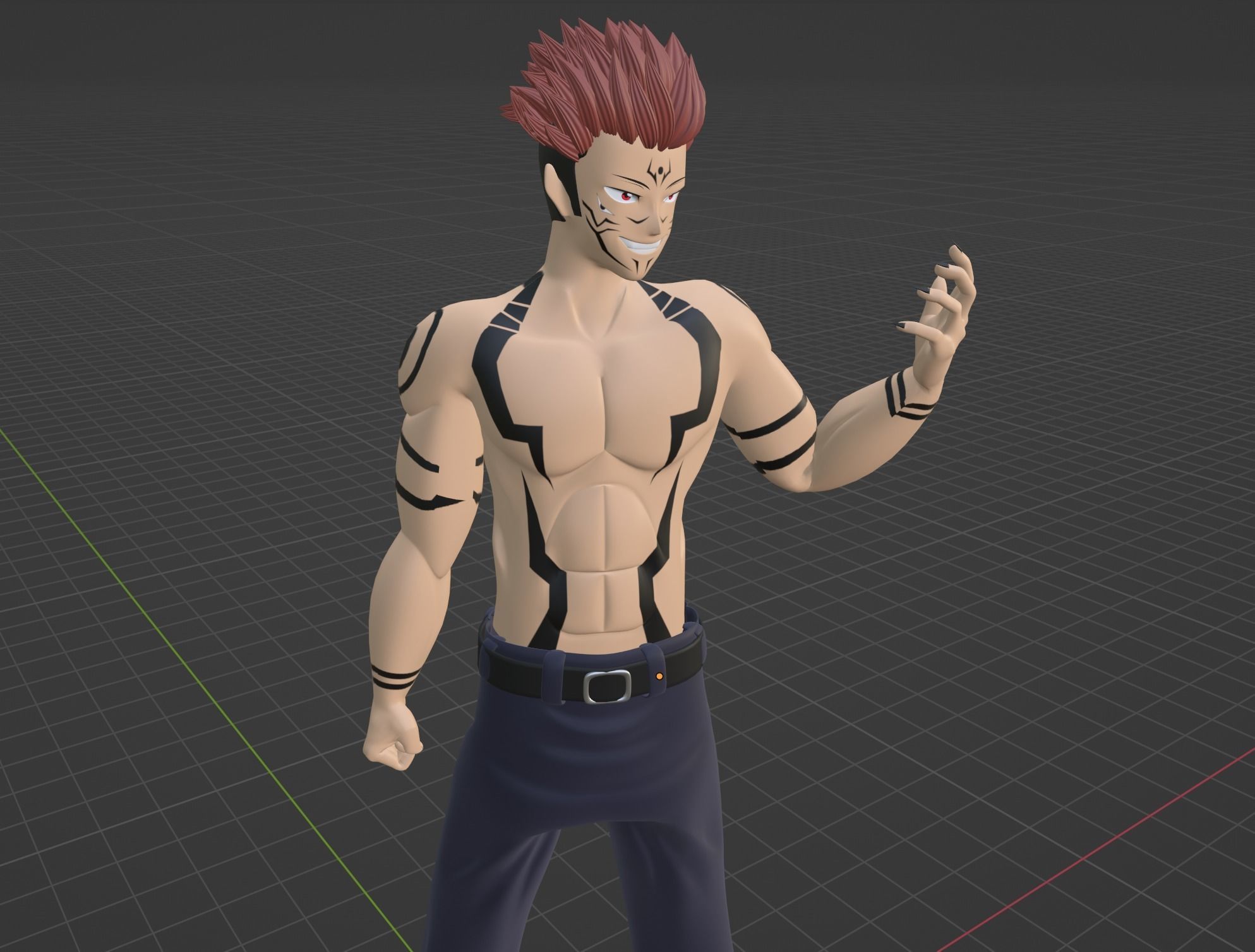 SUKUNA - Jujutsu Kaisen 3D model_6