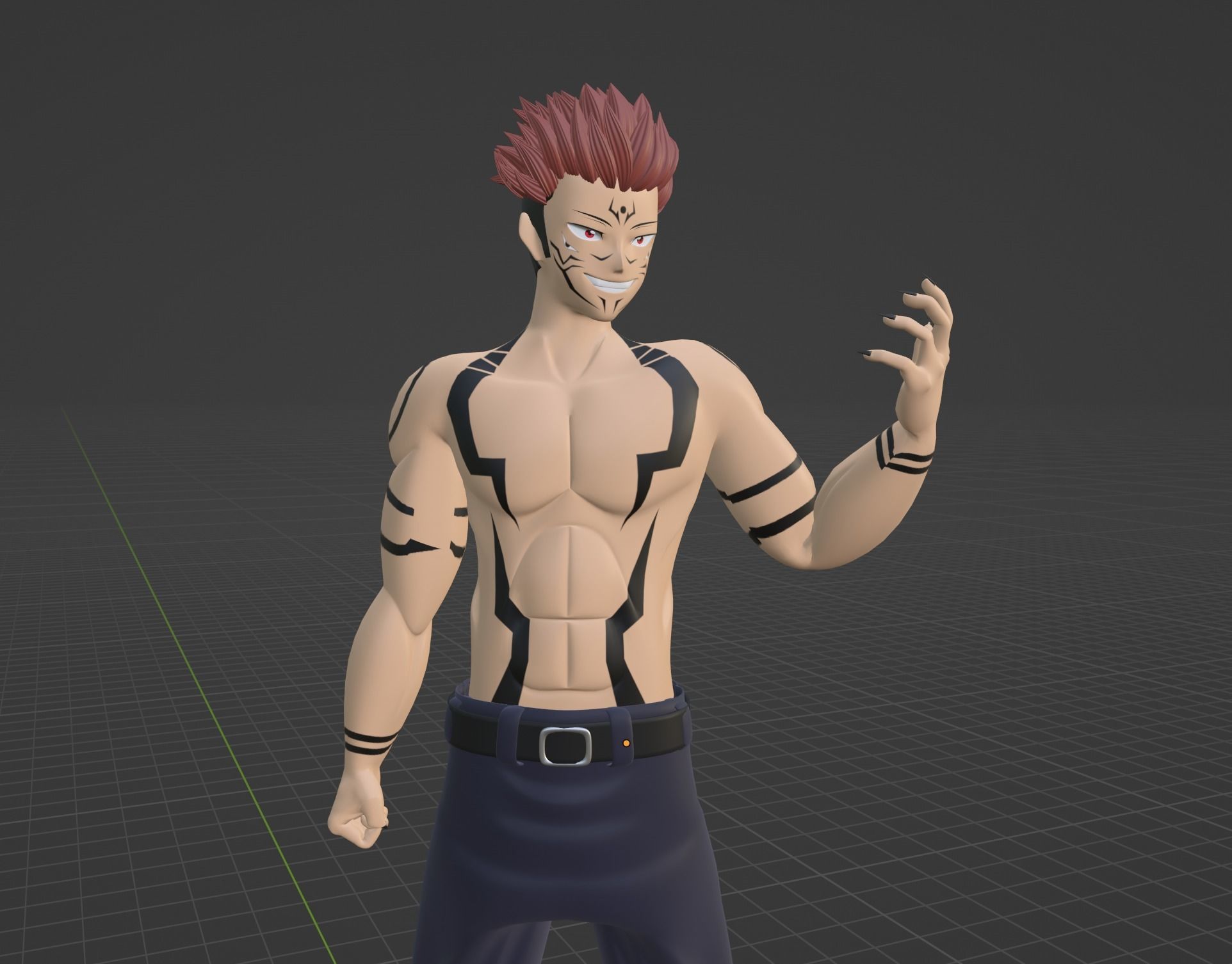 SUKUNA - Jujutsu Kaisen 3D model_5