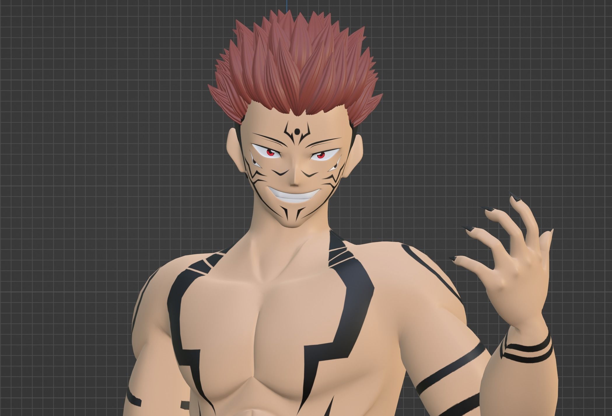 SUKUNA - Jujutsu Kaisen 3D model_7
