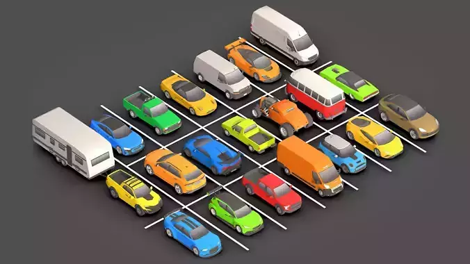 Low- Poly Cars Pack 